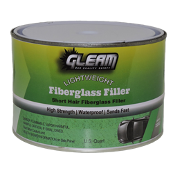 Green Short Hair Fiberglass Filler Qt.